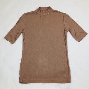 NWT Truth Women's Short Sleeve Tan Top Sz XS (T1)